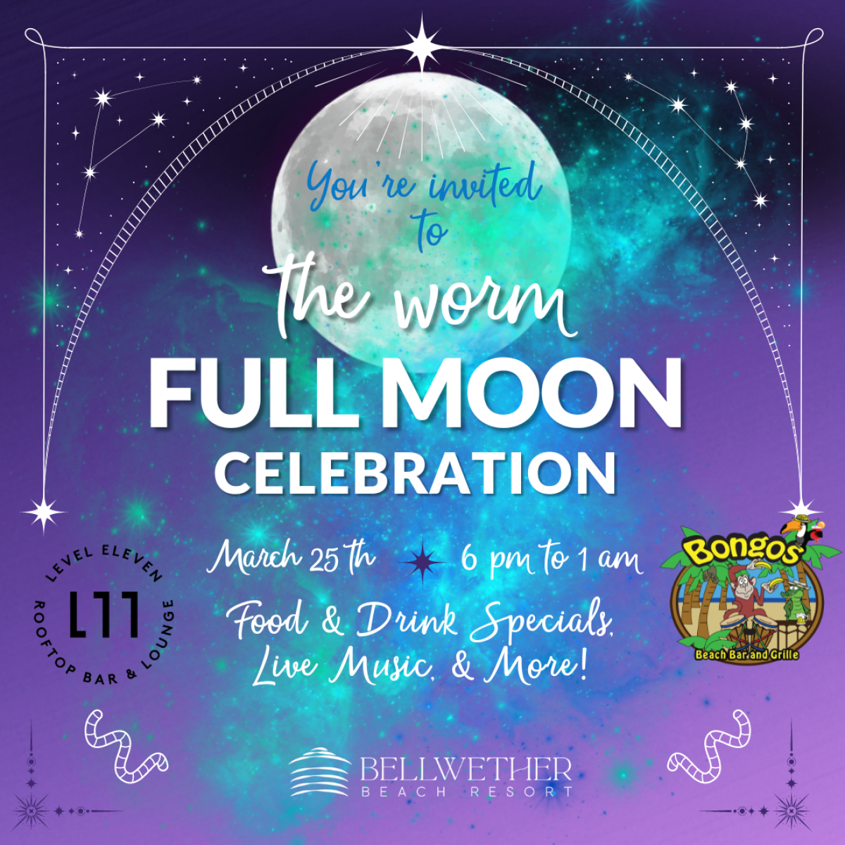 Join us for an unforgettable Full Moon Celebration!